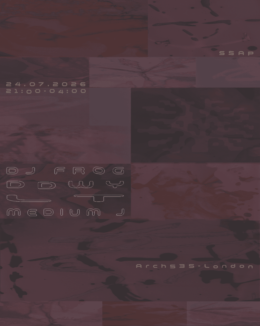 SSAP: DJ Frog, ddwy, LT, Medium J