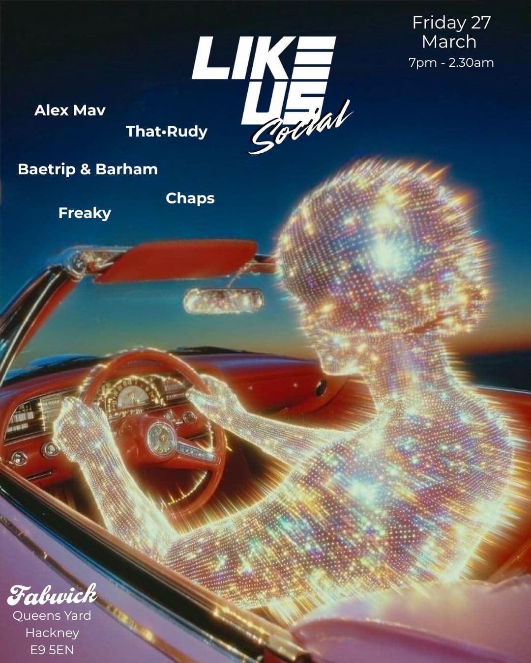 LIKE US Social at Fab Wick