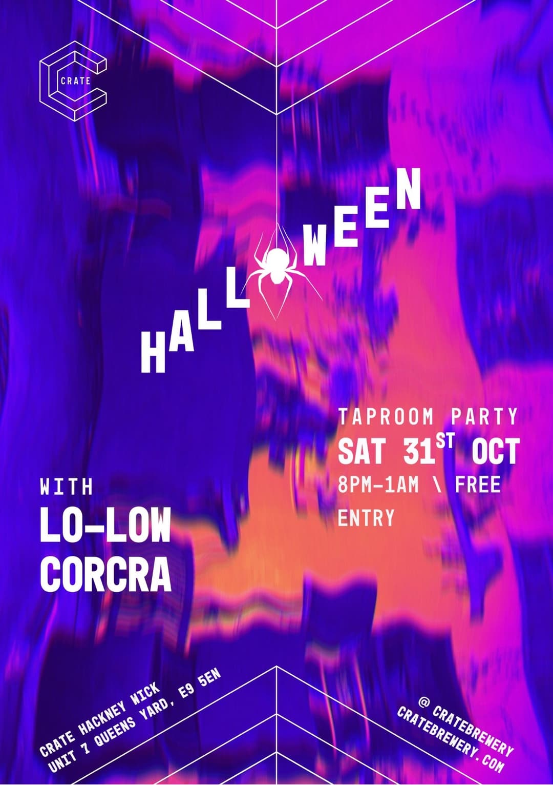 CRATE presents: {FREE} Halloween Taproom Takeover