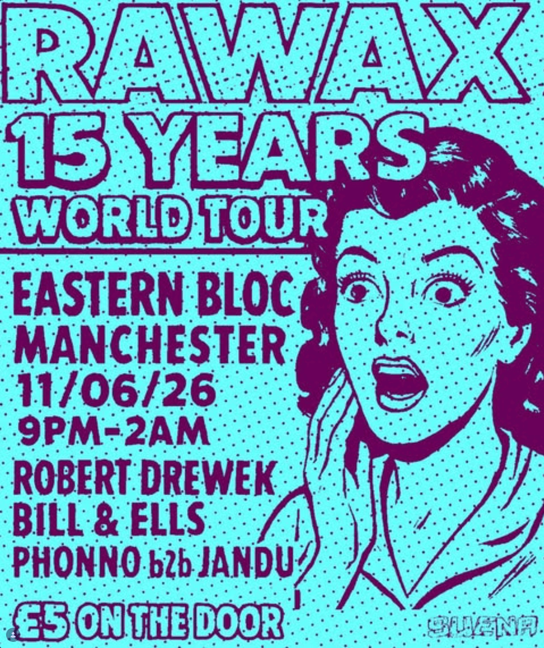 RAWAX 15 years world tour at Eastern Bloc Records Manchester