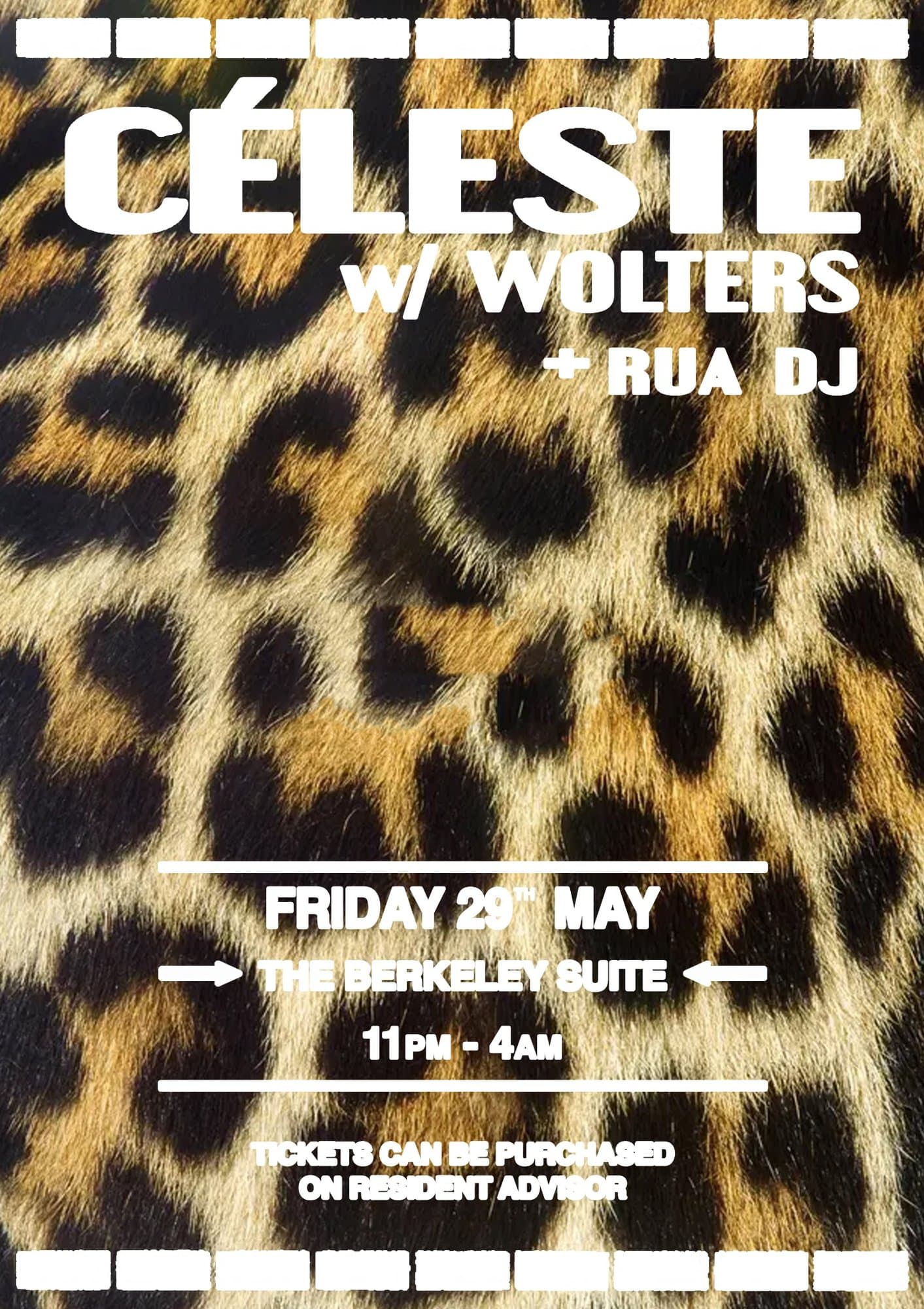 Céleste W/ WOLTERS + RUA DJ at Berkeley Suite