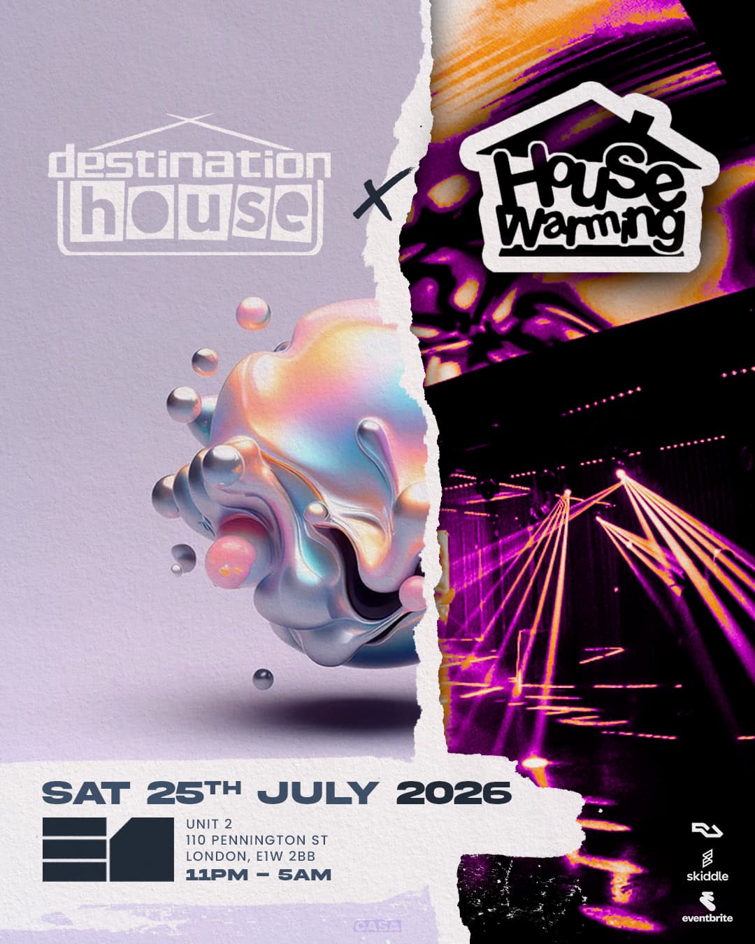 Destination House X House Warming at E1