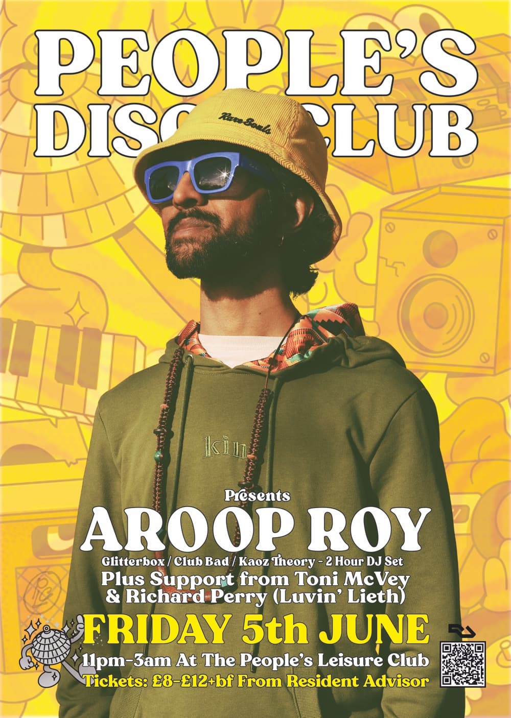 People's Disco Club w. Aroop Roy + Toni McVey & Ricardo at People's Leisure Club