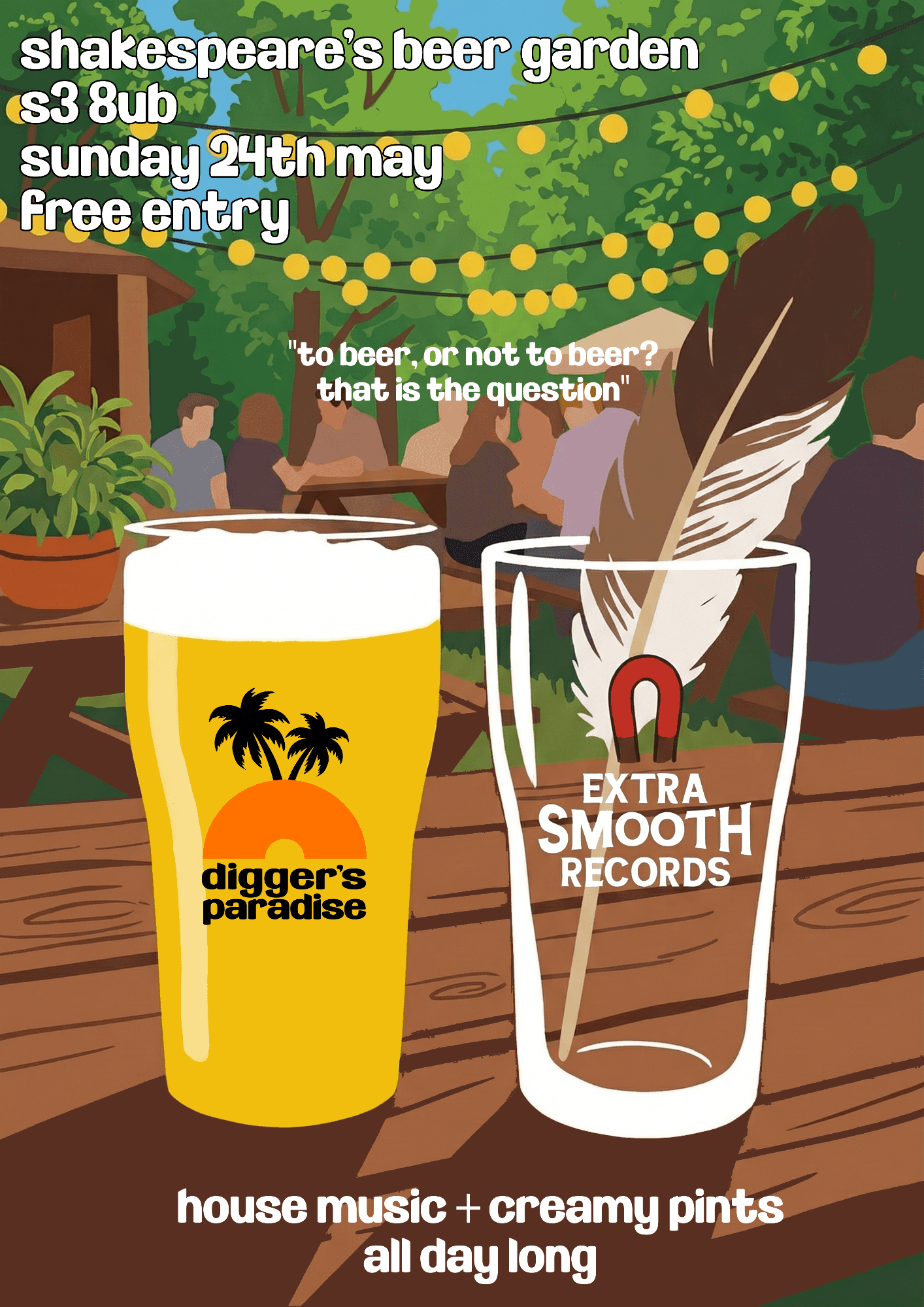 An afternoon with Digger's Paradise x Extra Smooth at Shakespeares