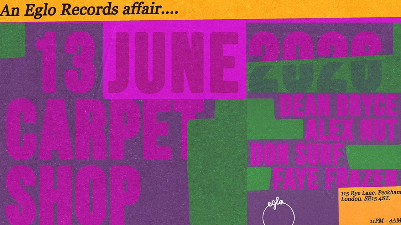 Eglo Records with Dean Bryce, Don Surf, Alex Nut, Faye Frazer at The Carpet Shop