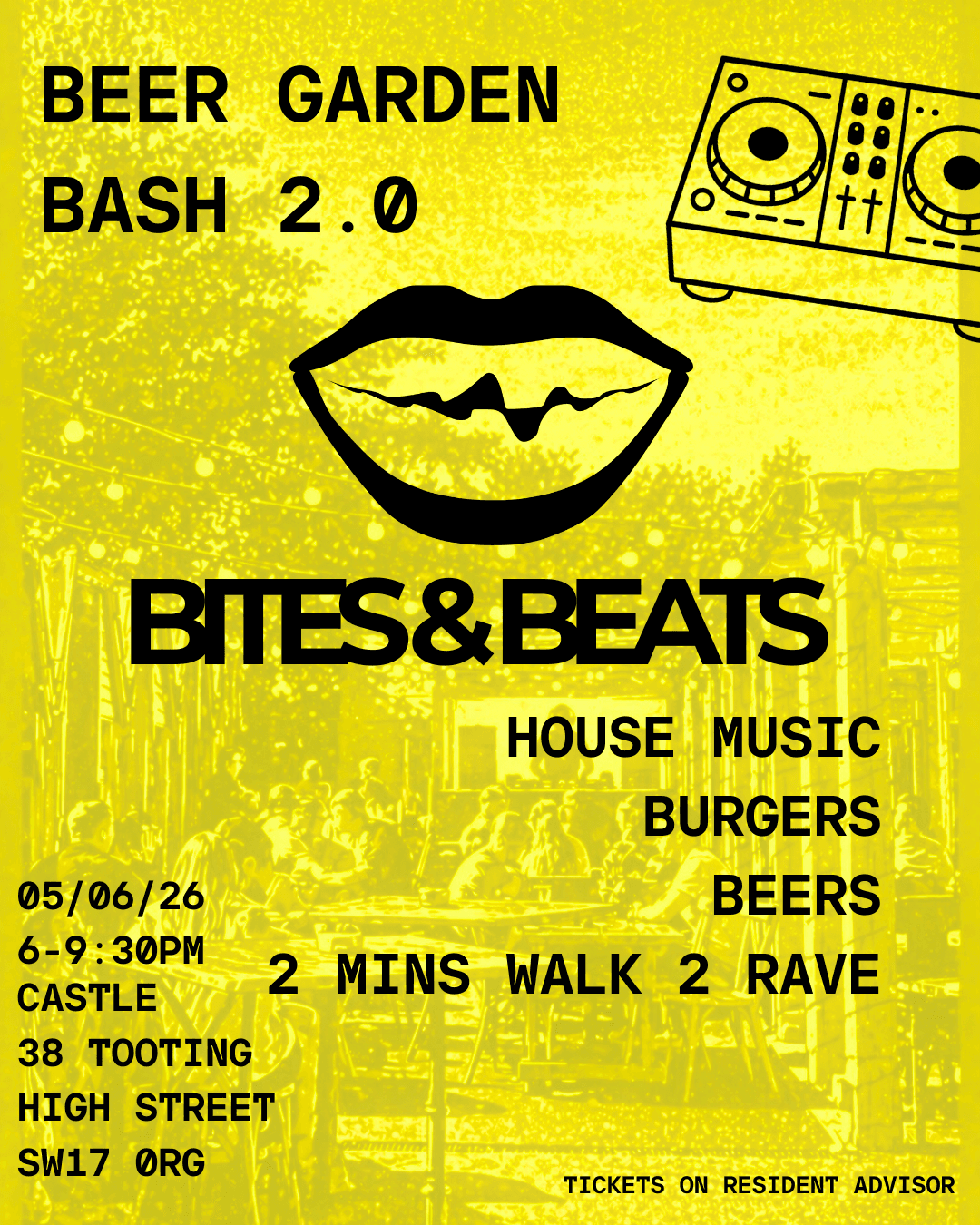 Bites&Beats Beer Garden Party - SOLD OUT