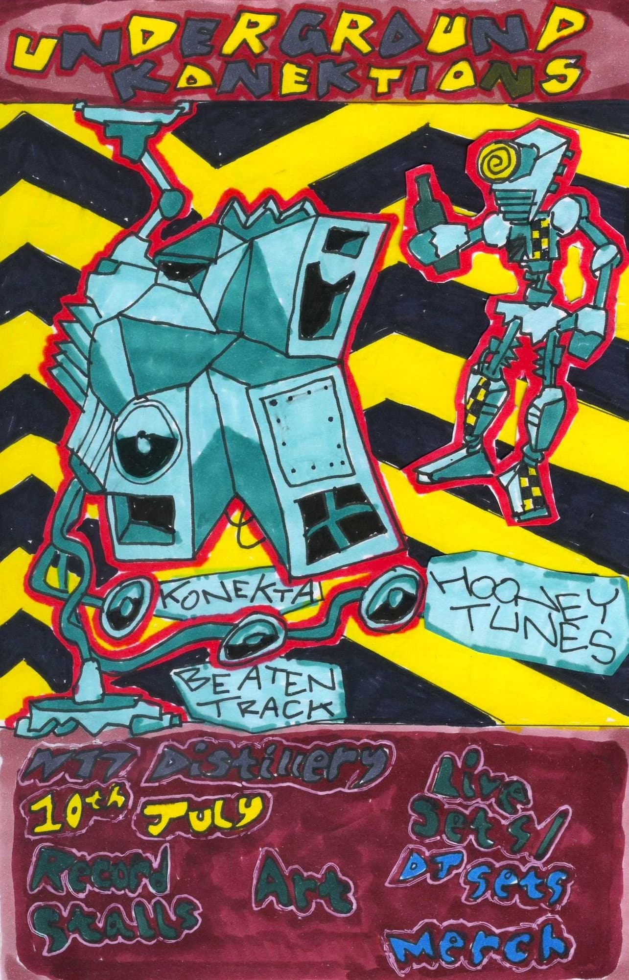Underground Konektion Vol 2 (Konekta x Beaten Track x Hooney Tunes) at The Distillery N17