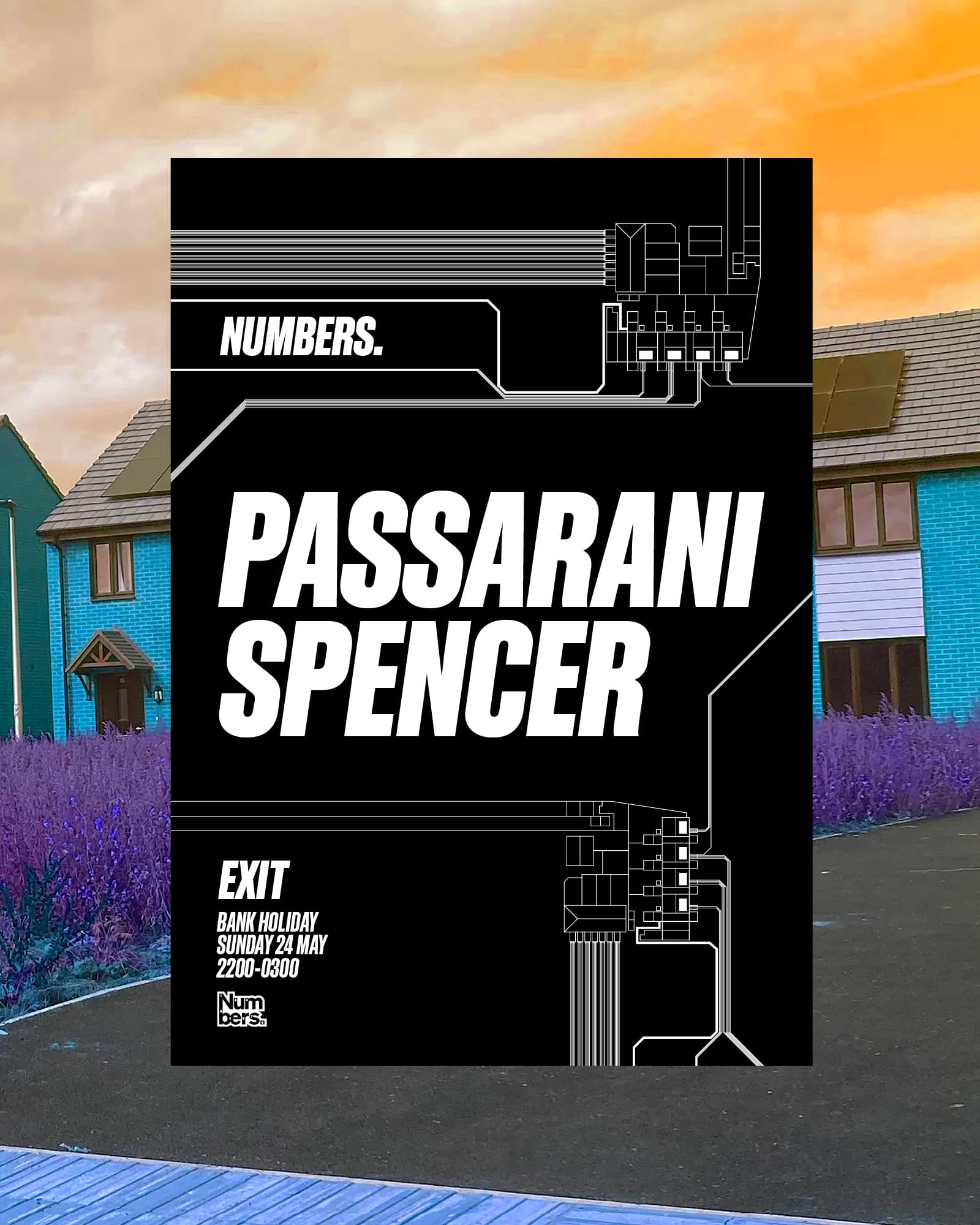 Numbers - Passarani & Spencer: Bank Holiday Sunday at EXIT Glasgow