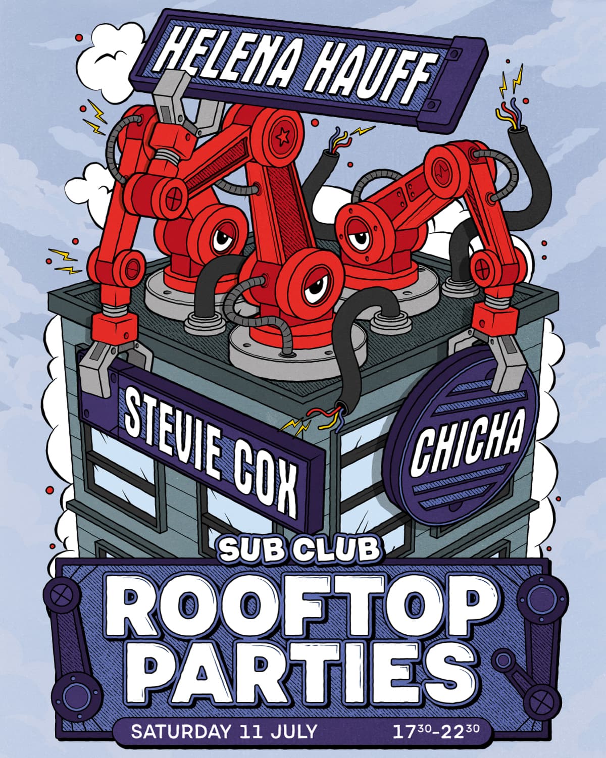 Sub Club Roof Party #6 with Helena Hauff, Stevie Cox + Chicha at TBA