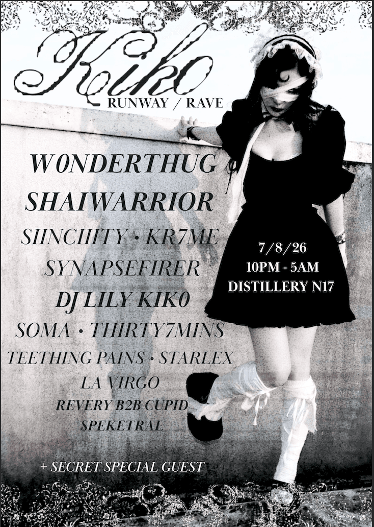 Kik0 runway / rave at The Distillery N17