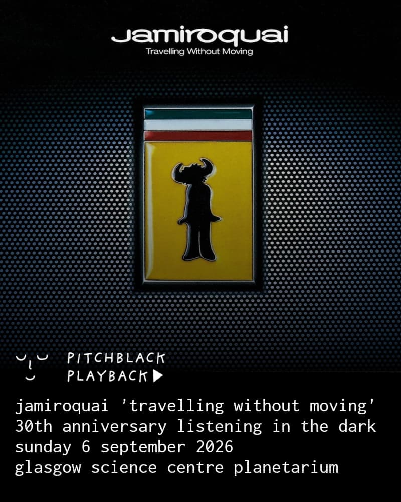 Pitchblack Playback: Jamiroquai 'Travelling Without Moving' 30th Anniversary