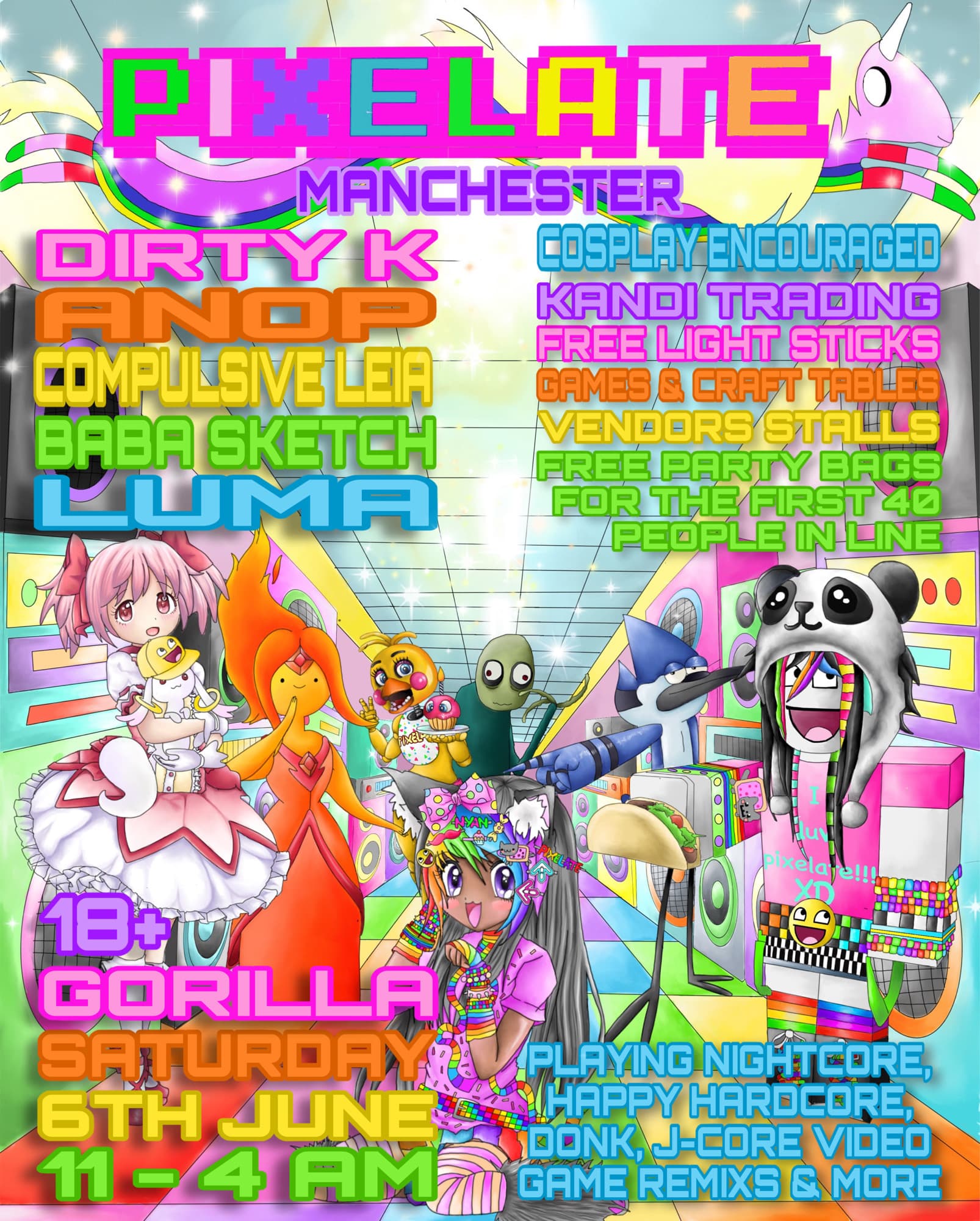 PIXELATE Manchester at Gorilla