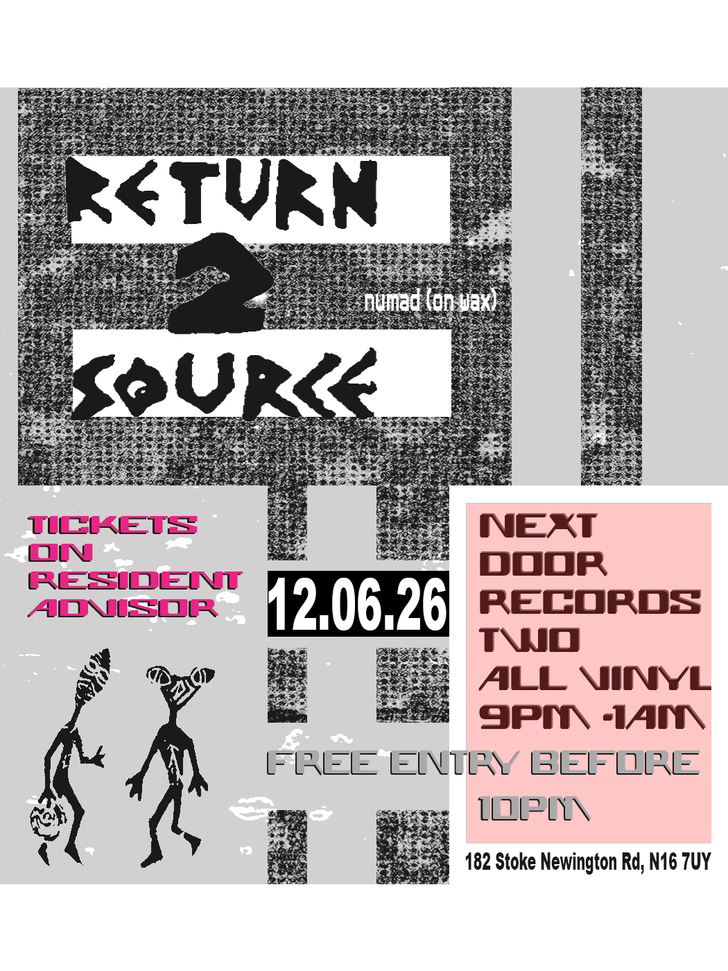 Return2Source: Numad (on wax) All Night Long at Next Door Records Two