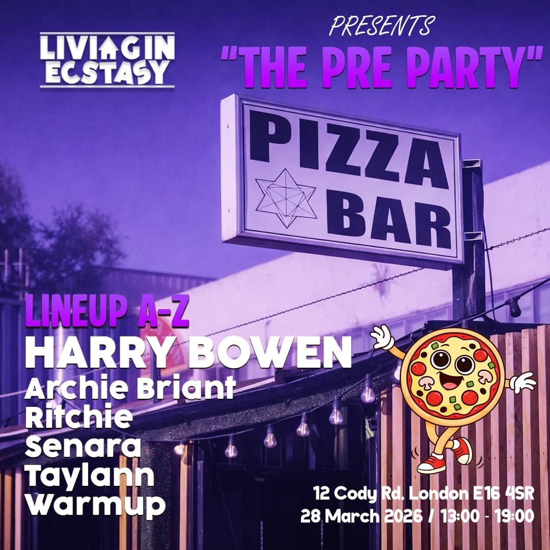 Living in Ecstasy presents ''The Pre-Party' at Starlane Pizza Bar