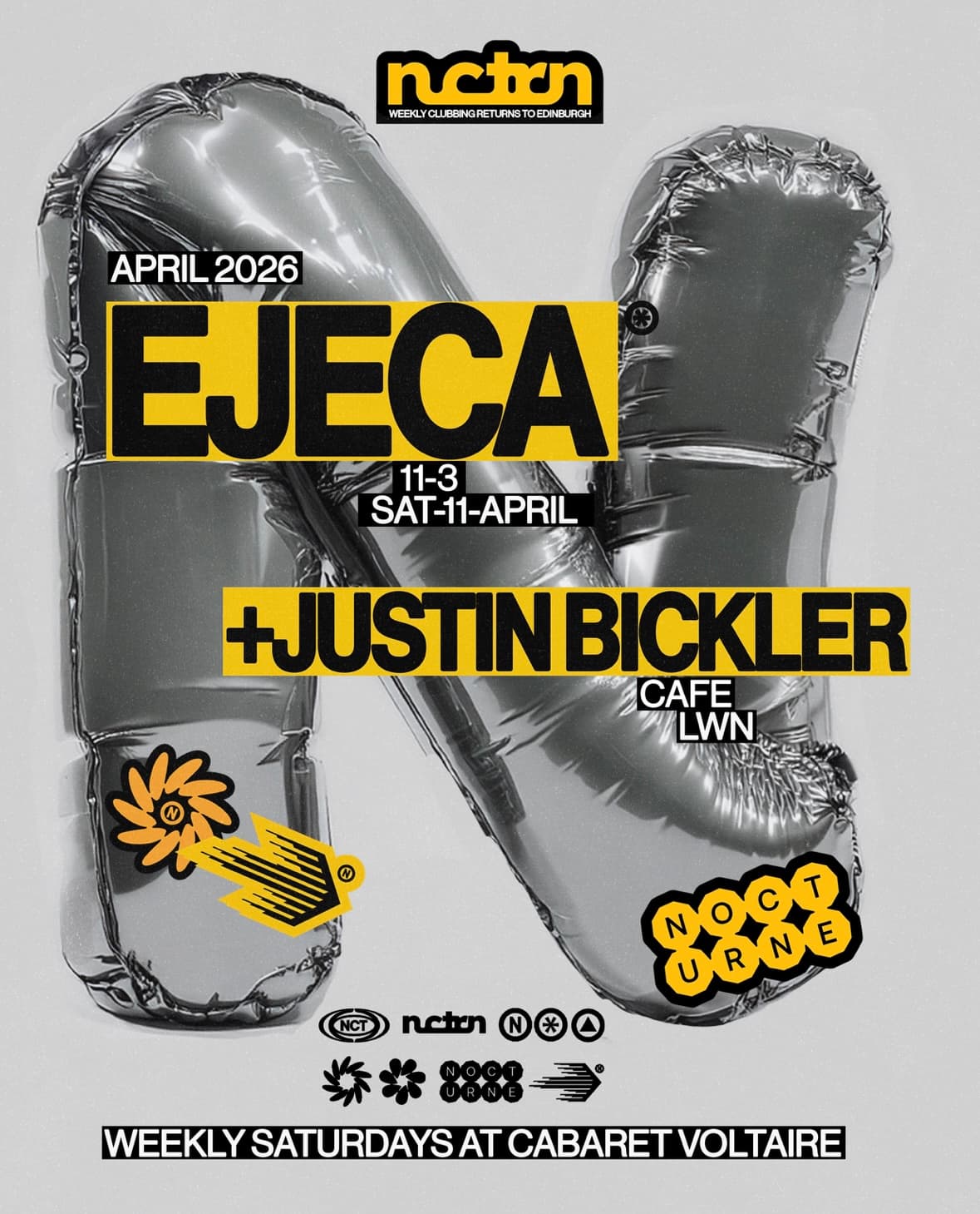 NCTRN002: Club Nocturne presents Ejeca at Cafe Voltaire