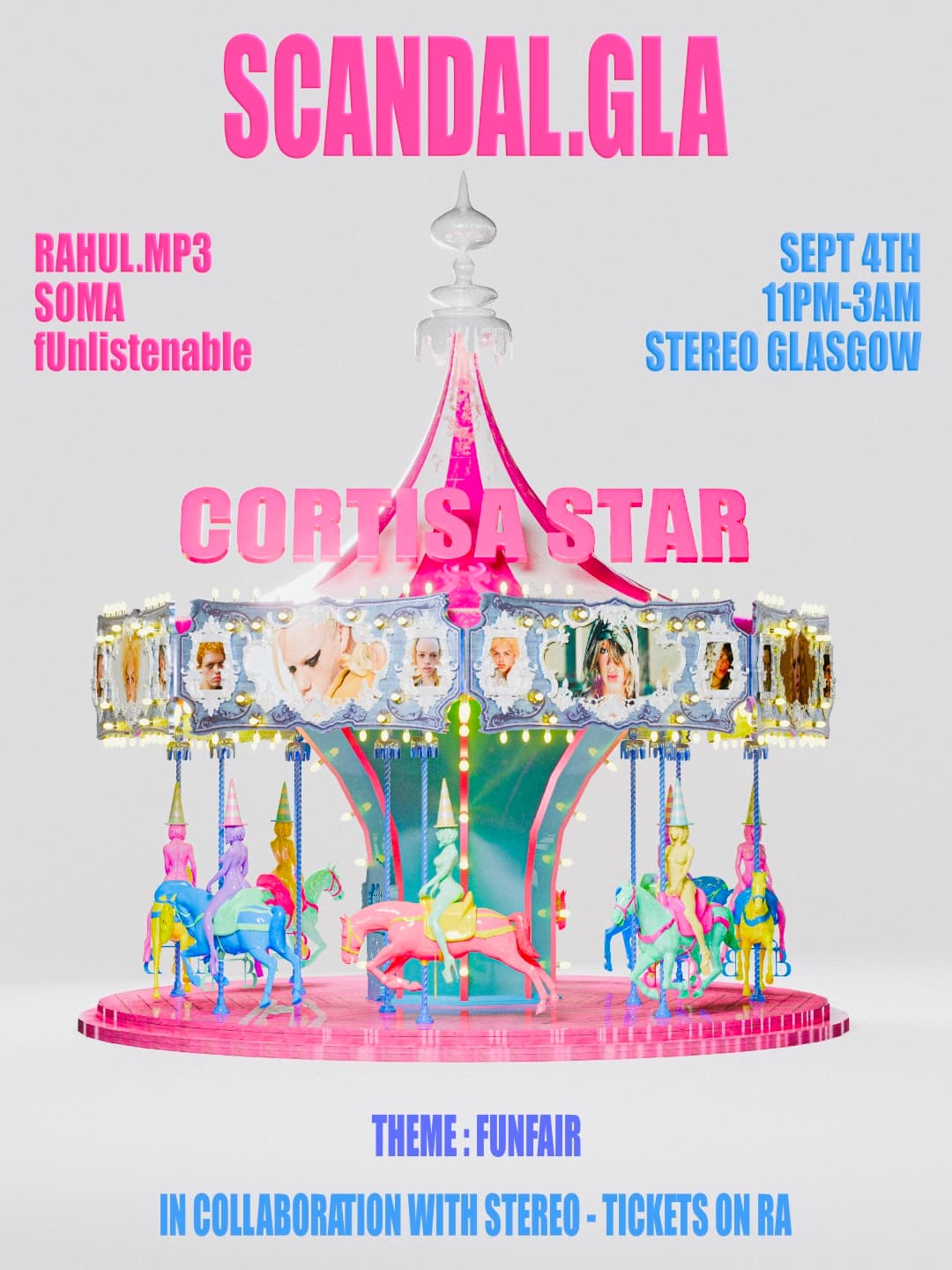 Scandal.gla x Stereo: Cortisa Star at Stereo