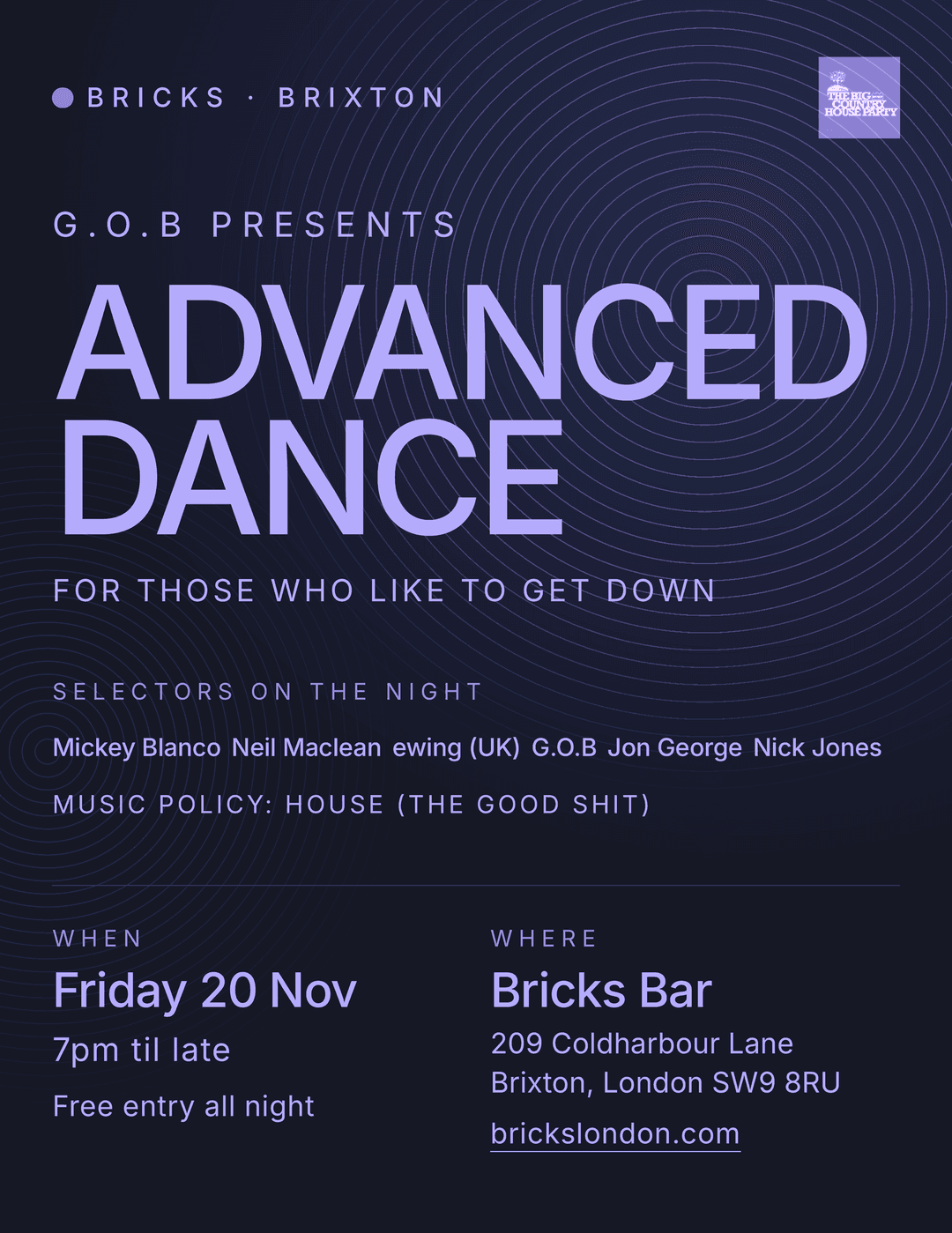 ADVANCED DANCE