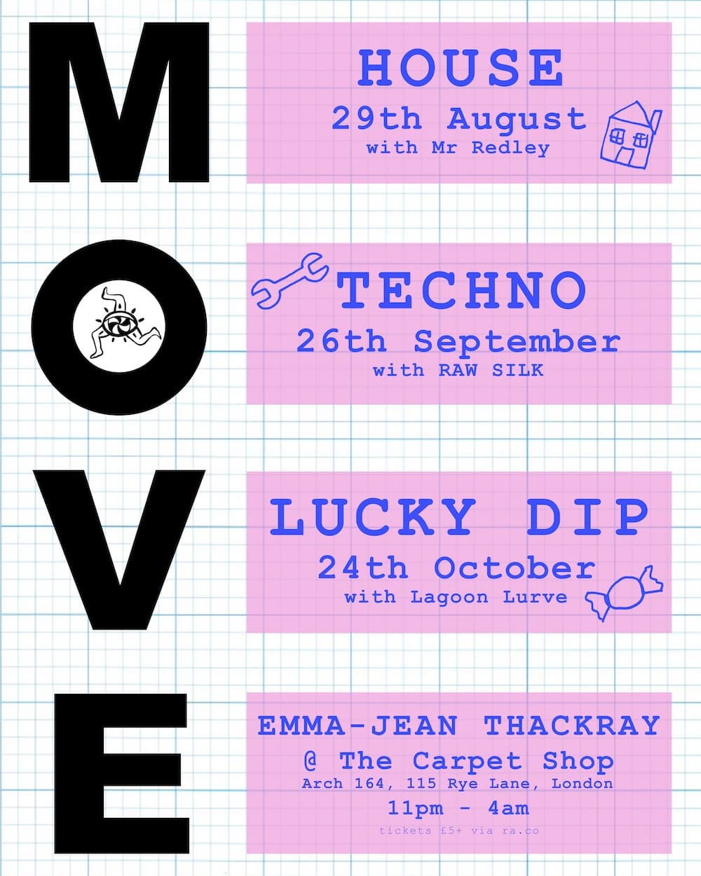 Emma-Jean Thackray & RAW SILK - Movementt at The Carpet Shop