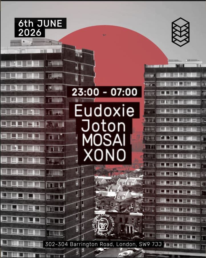 Structure presents: Joton at CLUB CHEEK