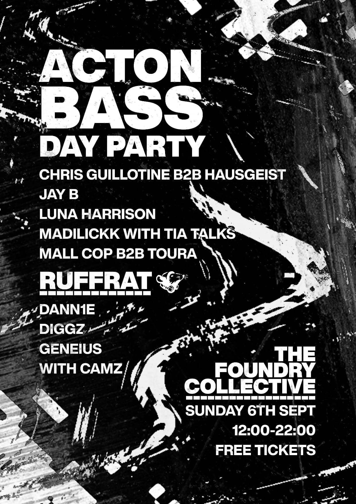 ACTON BASS x Ruffrat at The Foundry Collective