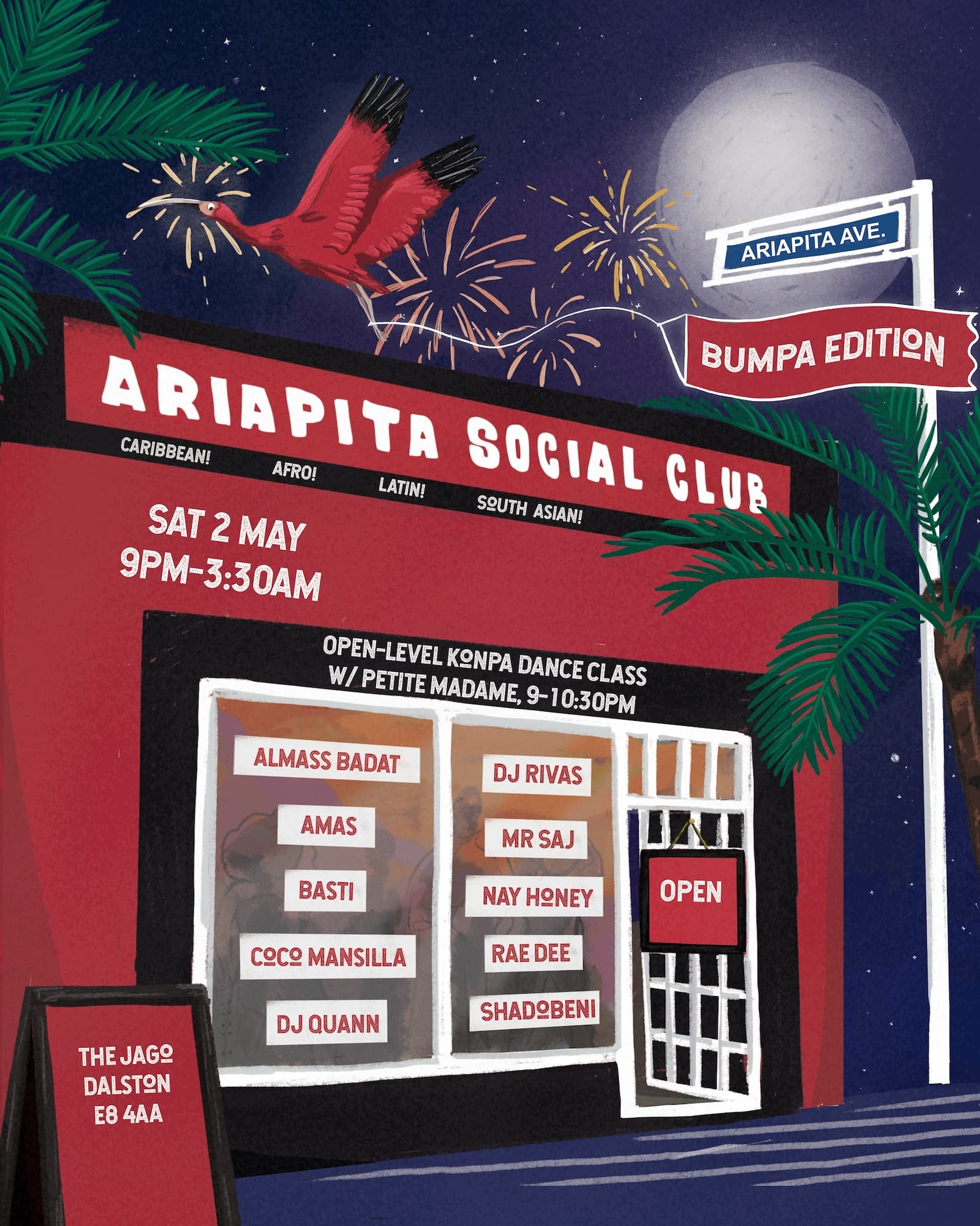 Ariapita Social Club: Bumpa Edition at The Jago