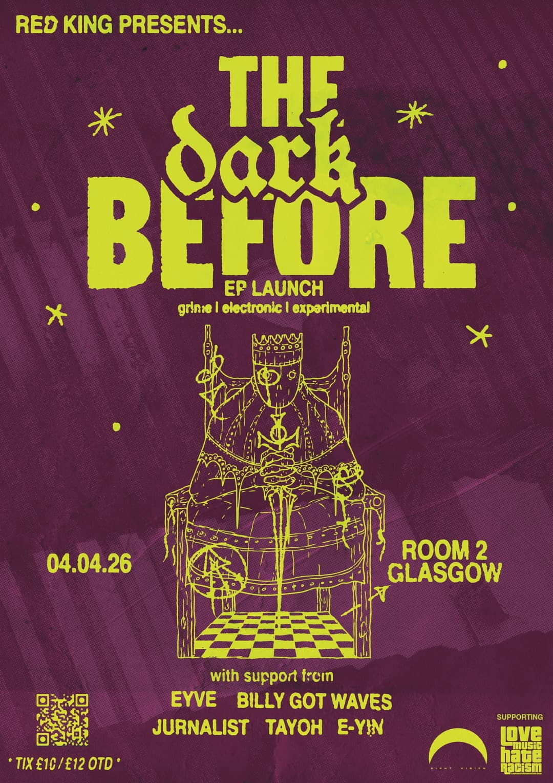 RED KING presents: THE DARK BEFORE EP Launch Party at Room 2