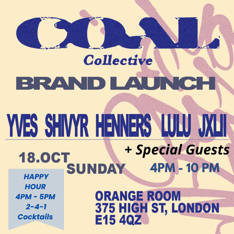 COAL COLLECTIVE PRESENTS at The Orange Room