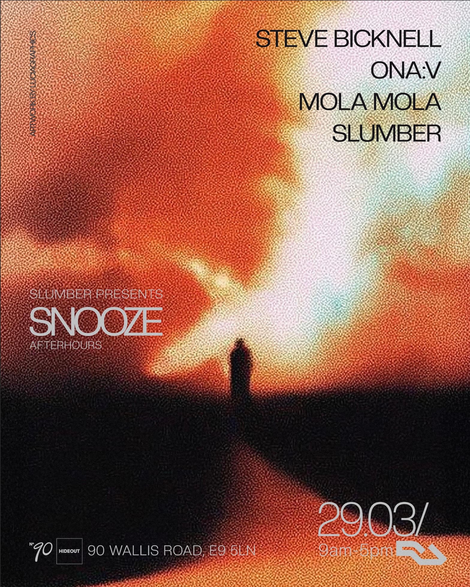 Snooze After Hours at NUMBER 90 LONDON