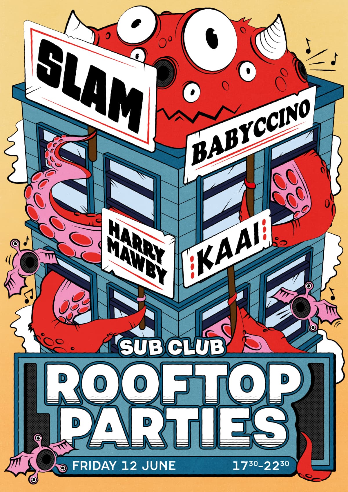 RTM: Sub Club Roof Party #3 • Slam, Babyccino, KAAI & Harry Mawby (+AfterParty Sub Club) at Sub Club