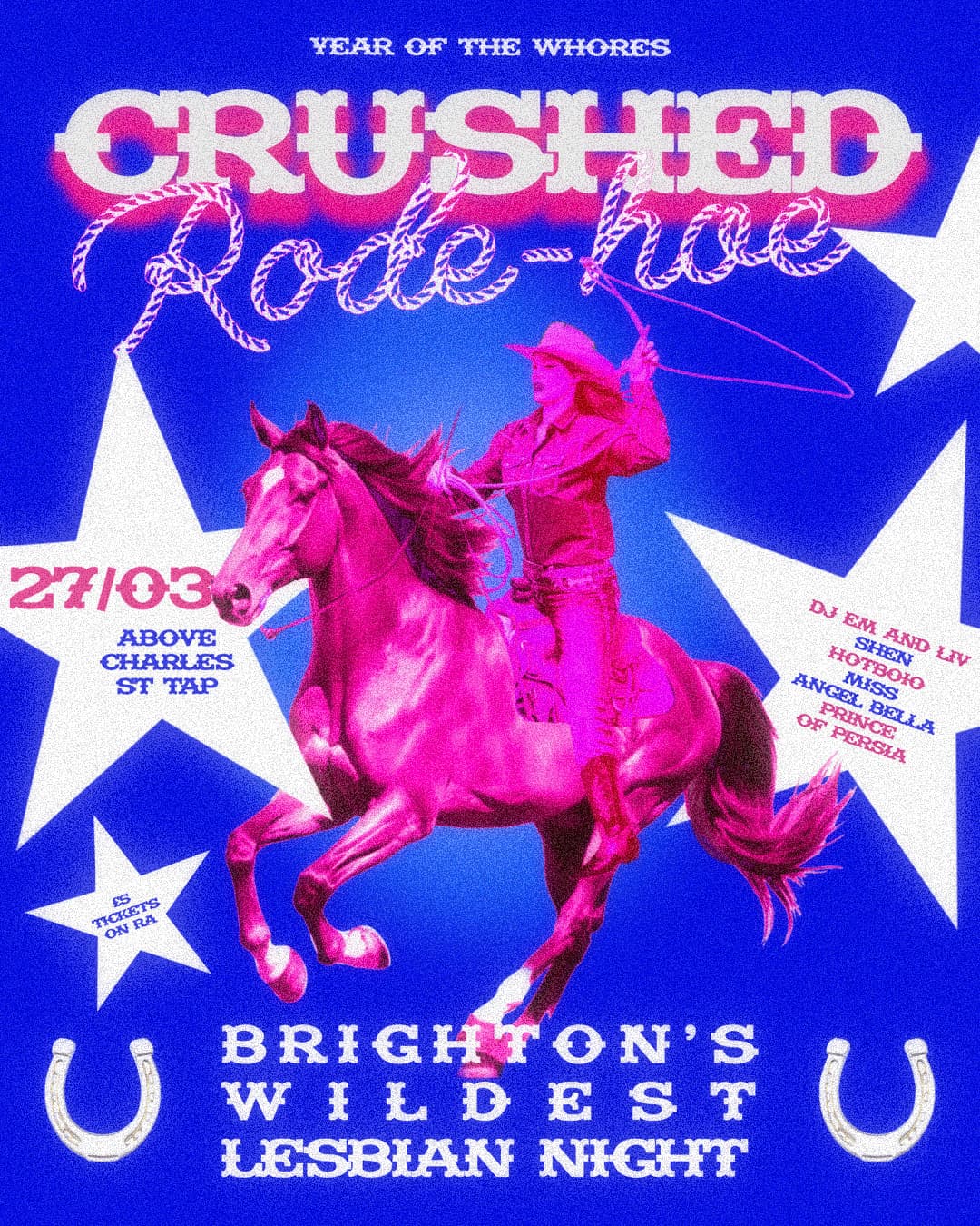 Rodehoe Crushed: the year of the whores at Charles Street Tap