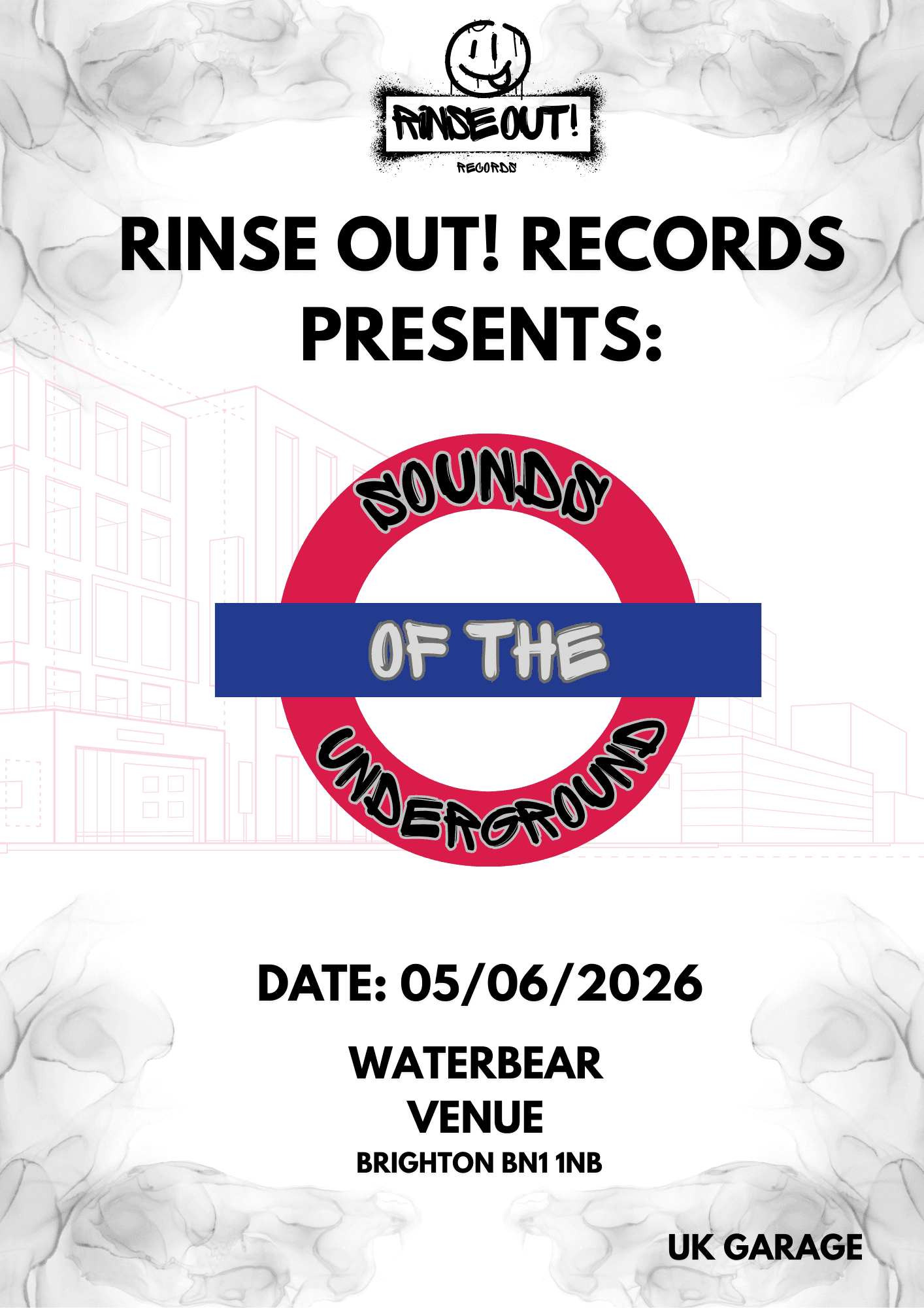 Rinse Out! Records presents: Sounds of the Underground at Waterbear