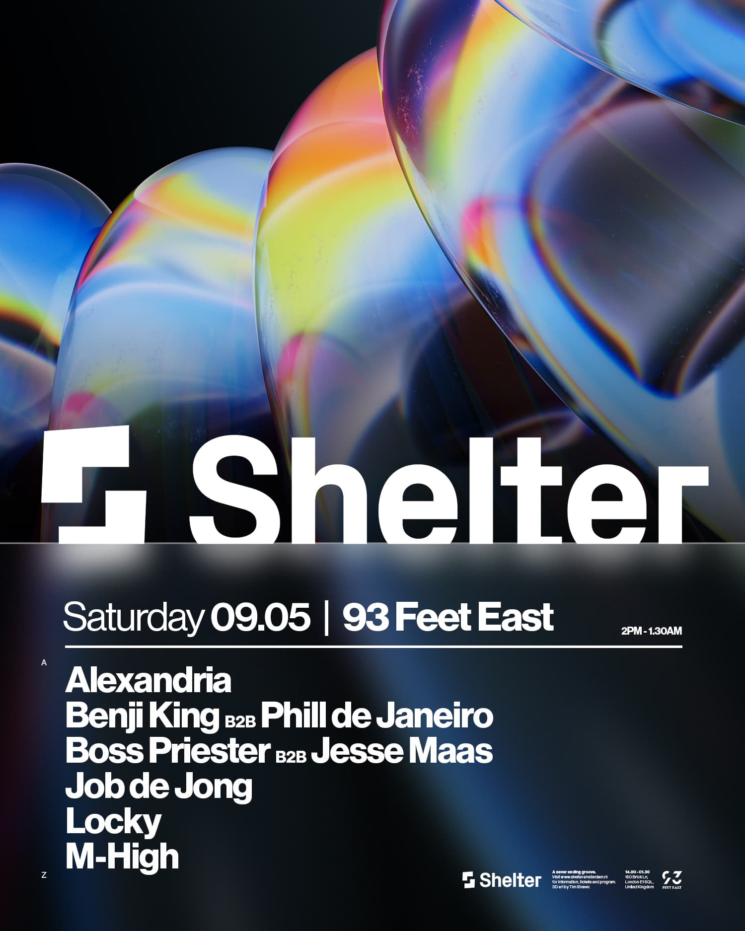 10 Years of Shelter - London Showcase at 93 Feet East