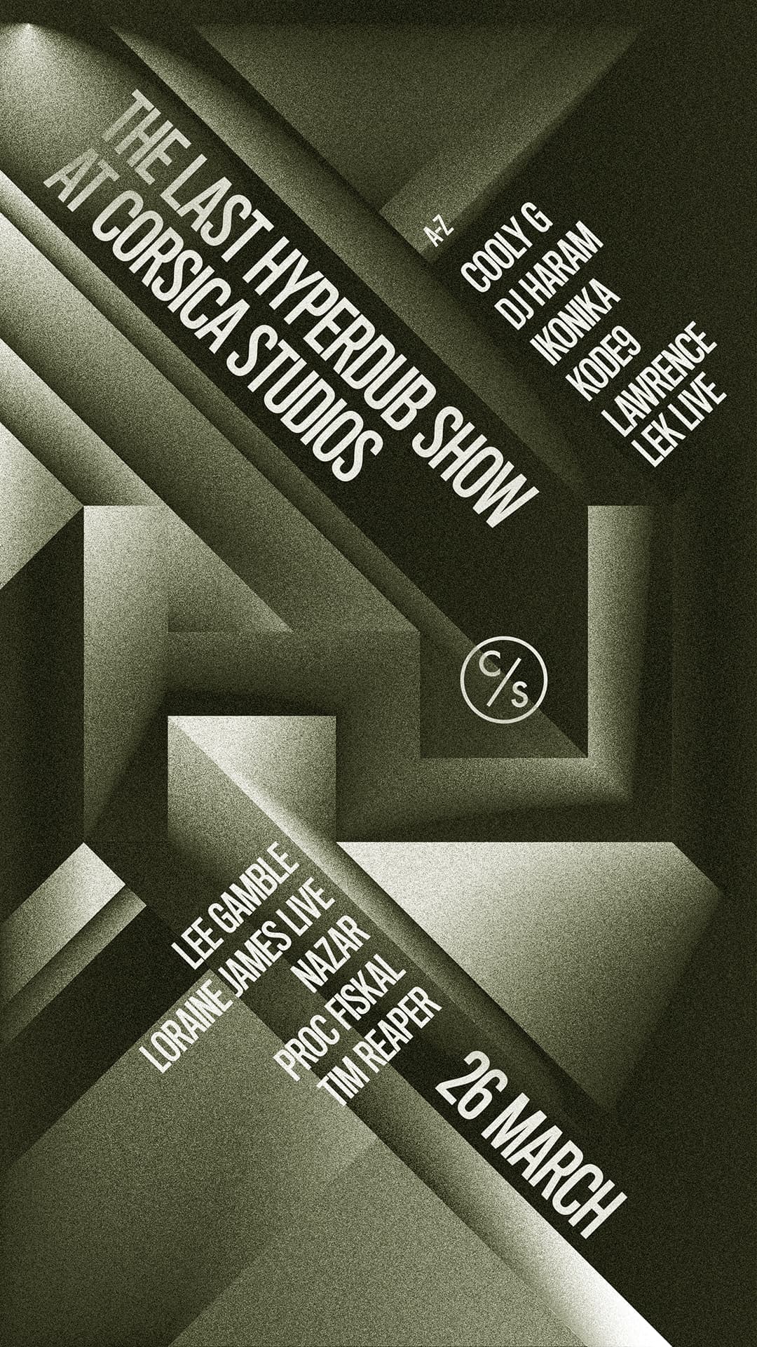 The Last Hyperdub Show  **SOLD OUT** at Corsica Studios