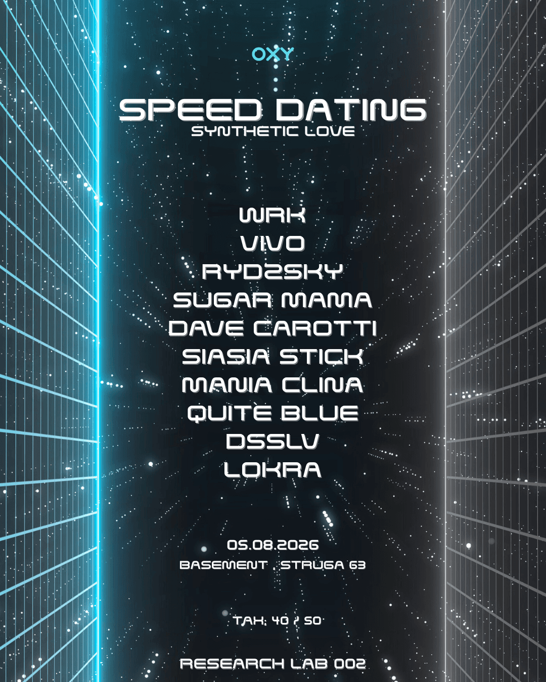 SPEED DATING: Synthetic Love at London Venue TBA