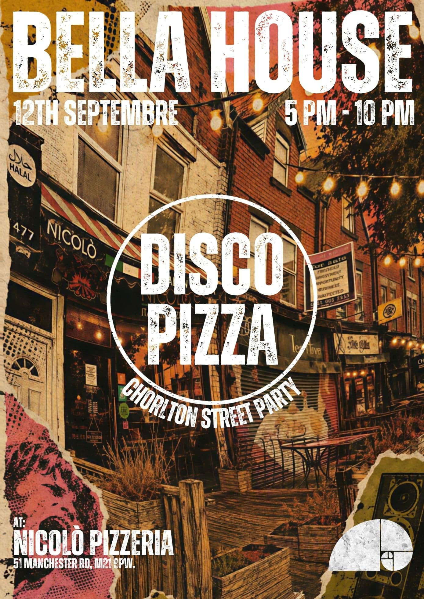 DISCO PIZZA - STREET PARTY at TBA - CHORLTON