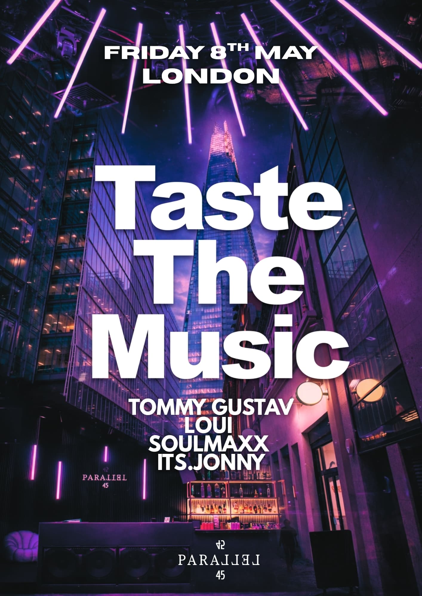 Taste The Music at 45 London