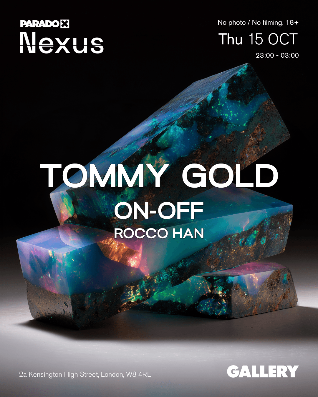 Paradox Nexus: Tommy Gold - Thursdays at Gallery 
