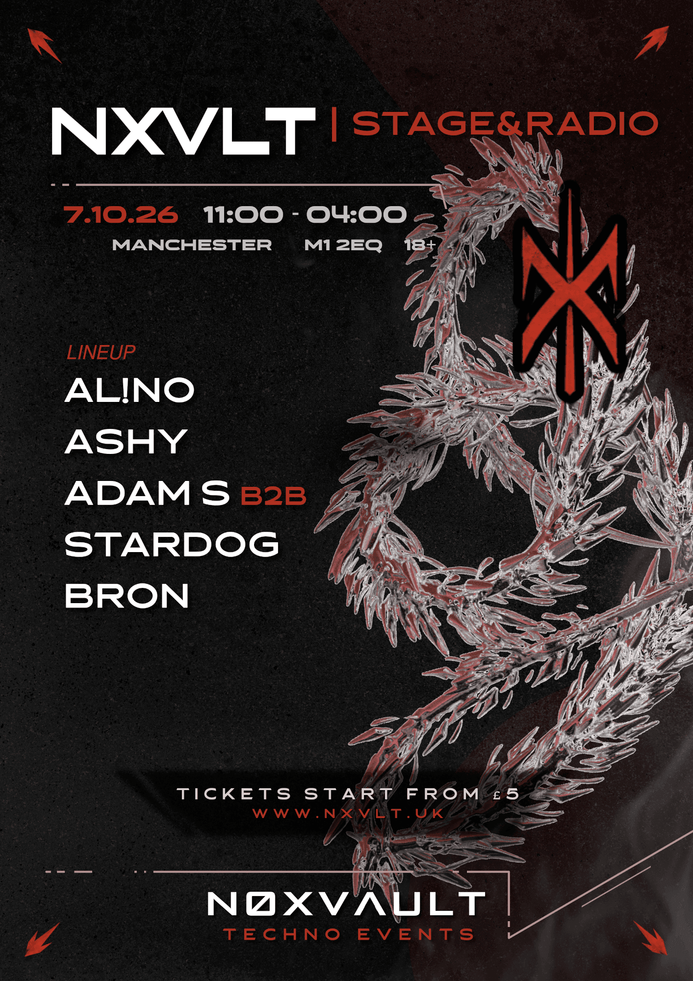 NOXVAULT TECHNO @Stage&Radio 07.10.26