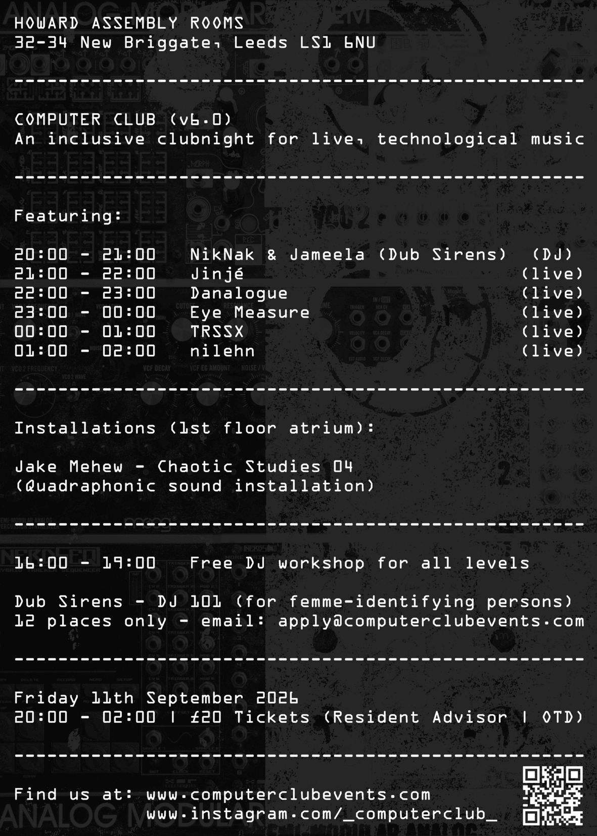 Computer Club (v6.0) at Howard Assembly Room