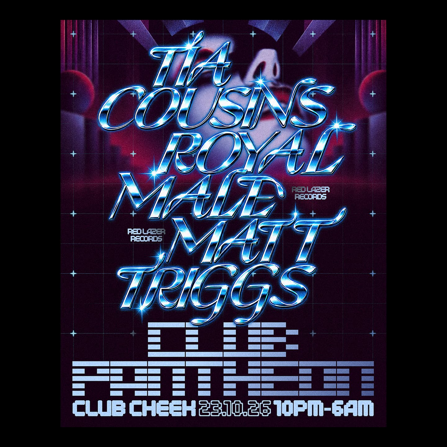 Club Pantheon: Tia Cousins, Royal Male & Matt Triggs (Red Laser Records)