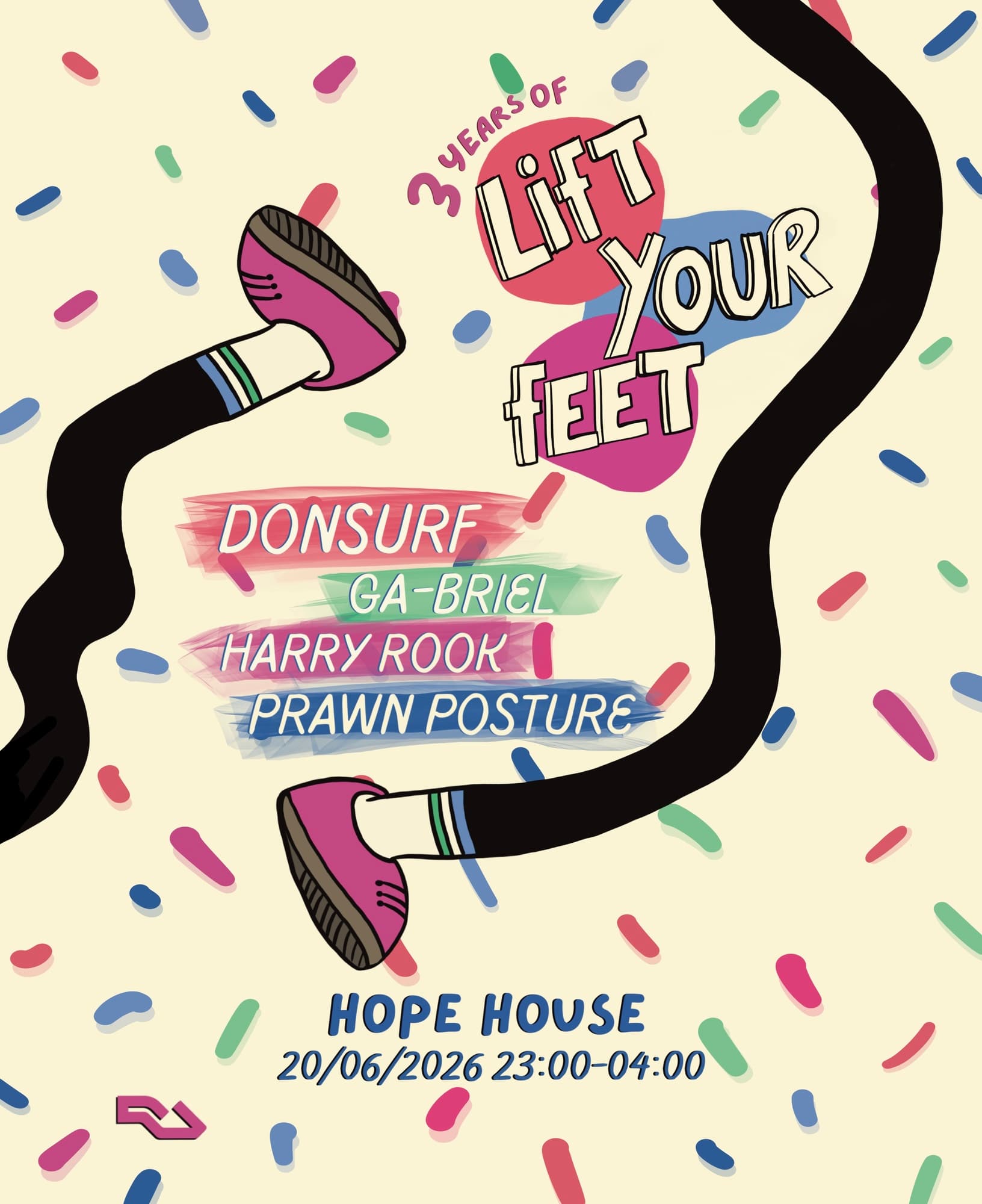 Lift Your Feet 3rd Birthday - Leeds Party at Hope House