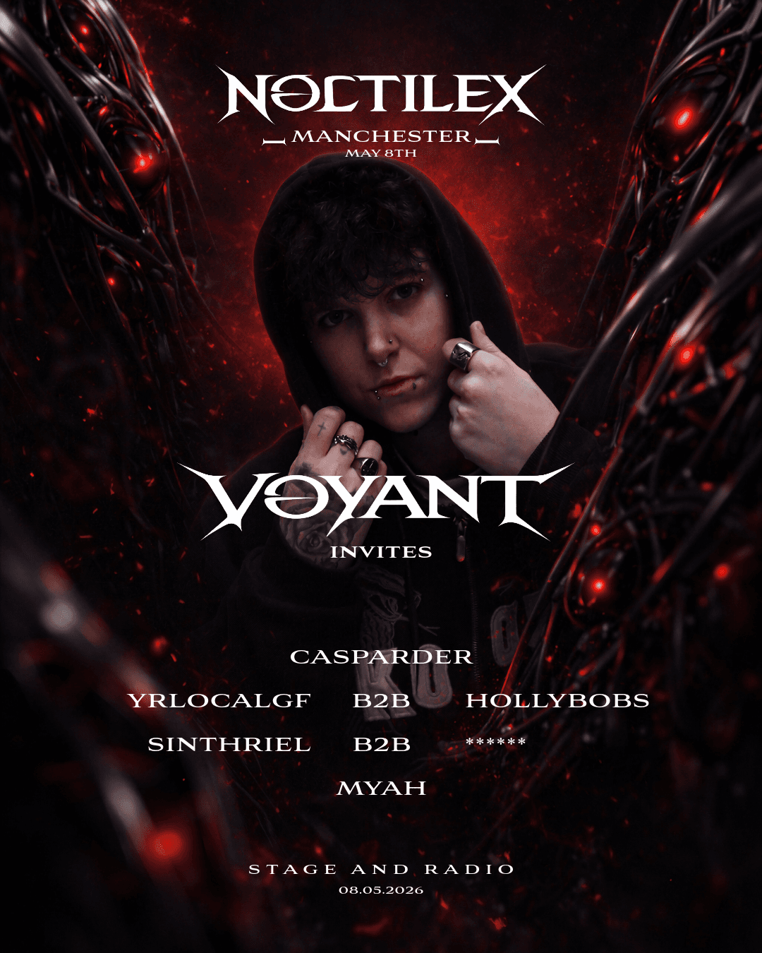 NØCTILEX: VOYANT INVITES at Stage And Radio