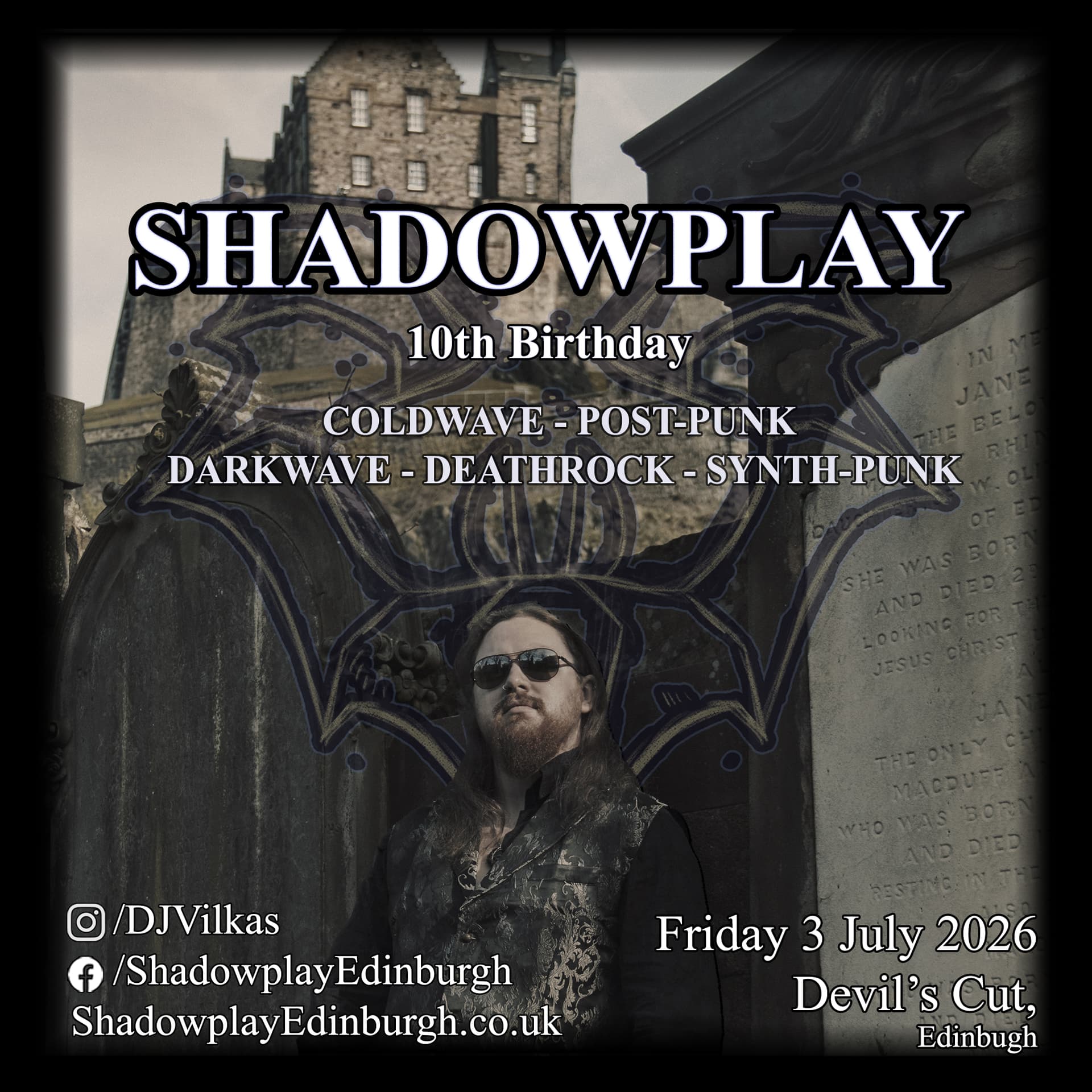 Shadowplay July 2026 - 10th birthday special at Devils Cut