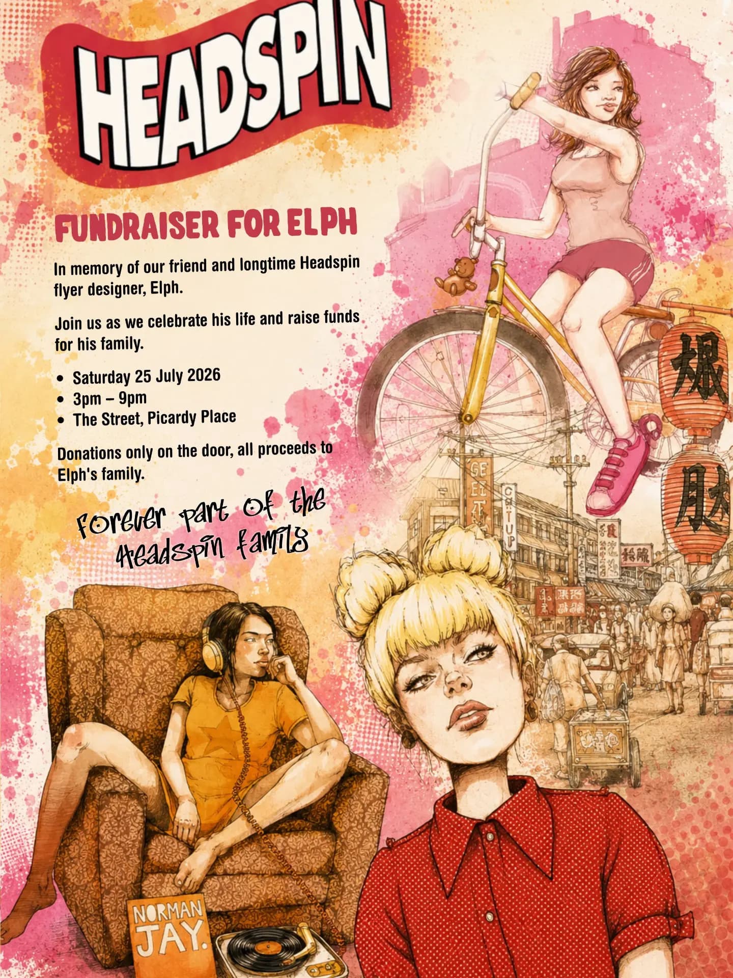 Headspin: Fundraiser for Elph at The Venue