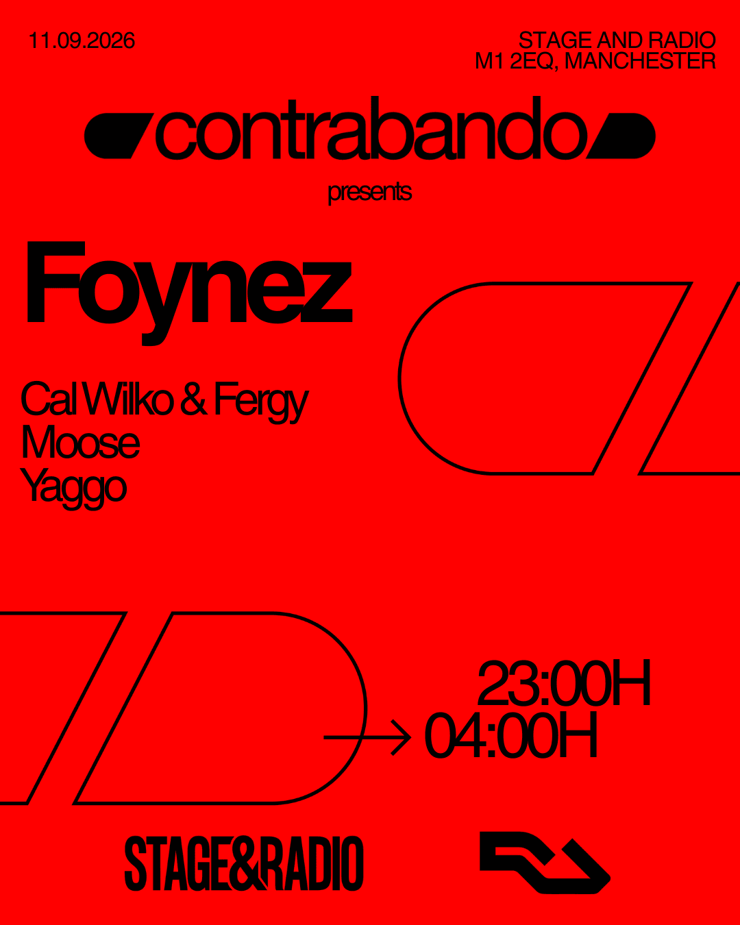 Contrabando presents: Foynez at Stage And Radio