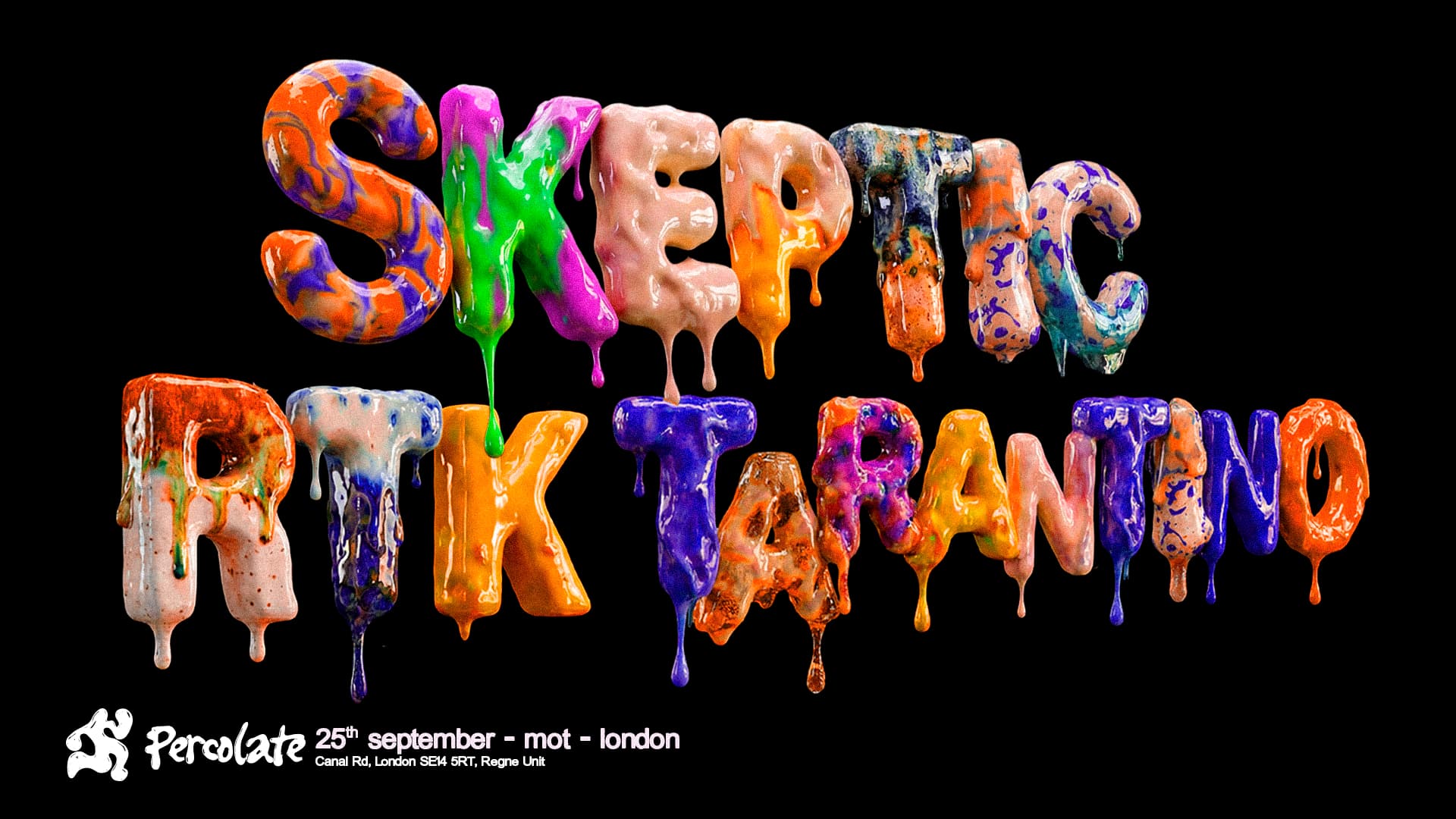 Skeptic + RTK Tarantino at Venue MOT