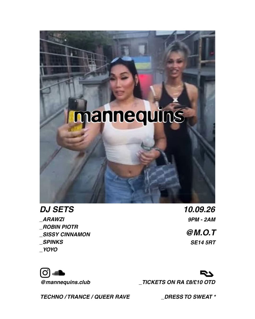 mannequins at Venue MOT