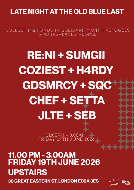 LNATOBL Fundraiser: with re:ni, Sumgii, Coziest + more at The Old Blue Last