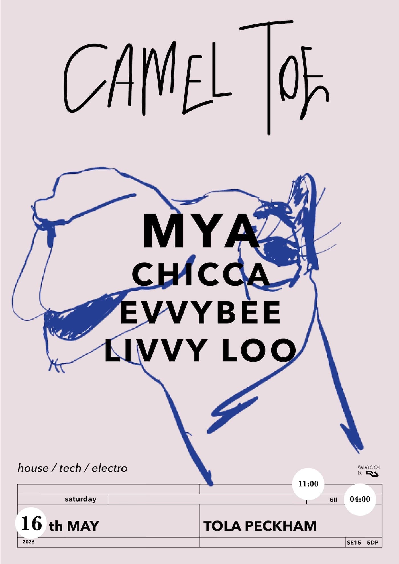 Camel Toe presents- Mya at Tola
