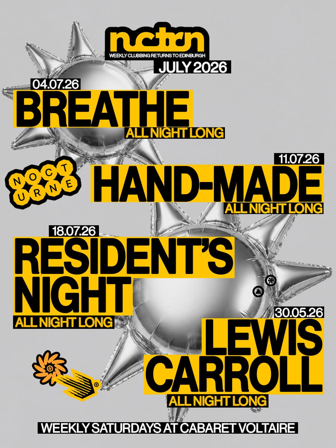 NCTRN014: Club Nocturne presents Lewis Carroll at Cabaret Voltaire